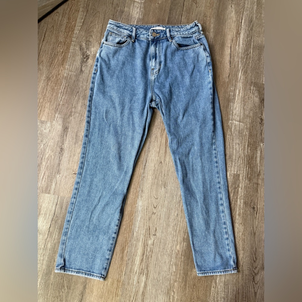 Pac Sun Mom Jeans Classic Light Wash Jeans High Rise Comfy Size 27 4